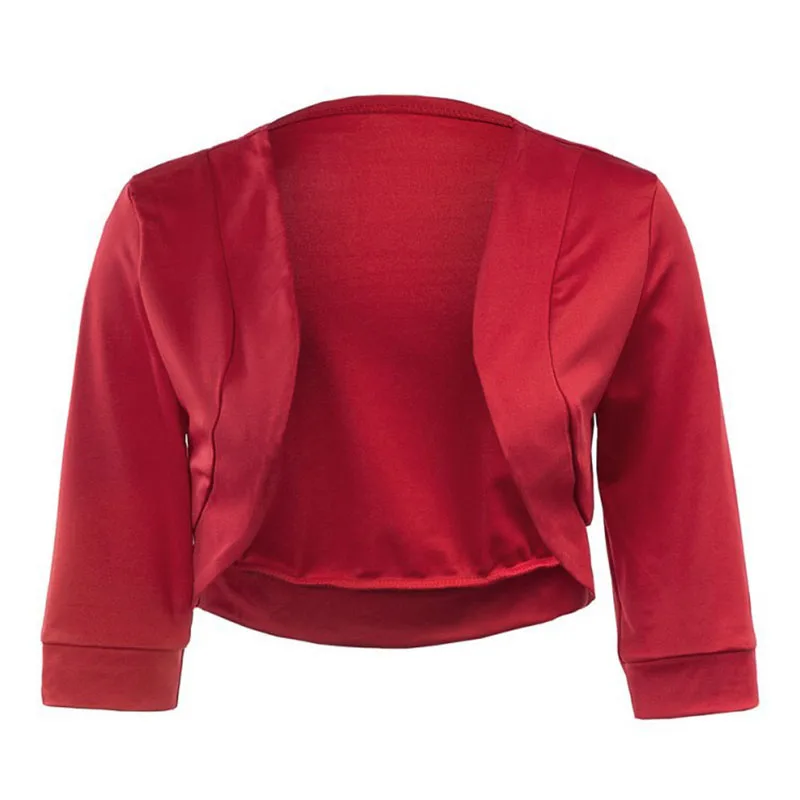 New spring/summer women's short-sleeved tops, small shawls, multi-color coats, lightweight half-sleeved jackets - Image 3